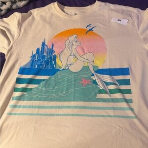 Disney Princess Cream and Orange Tee